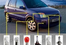 анонс фото лампы, применяемые в автомобиле форд фьюжн